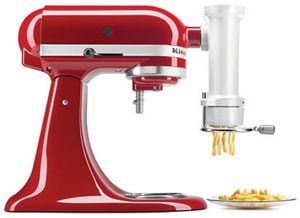 PRENSA PARA PASTA, 6 MOLDES 5KSMPEXTA Acero inoxidable