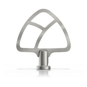 Batidor plano de acero inoxidable para batidoras amasadoras con cabezal inclinable 5KSMTHFBSS