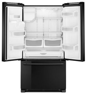 36- Inch Wide French Door Refrigerator with PowerCold® Feature - 25 Cu. Ft.