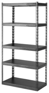 36" Wide EZ Connect Rack with Five 18" Deep Shelves GARK365TGG