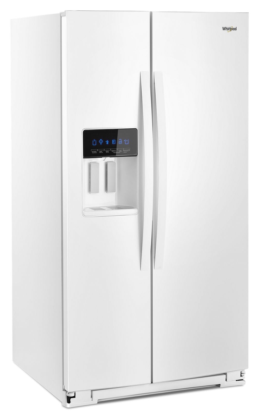 36-inch Wide Side-by-Side Refrigerator - 28 cu. ft. White
