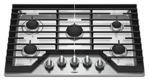 Whirlpool 30-inch Gas Cooktop with Griddle
