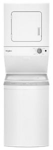 Whirlpool 1.6 cu.ft, 120V/20A Electric Stacked Laundry Center with 6 Wash cycles and Wrinkle Shield™
