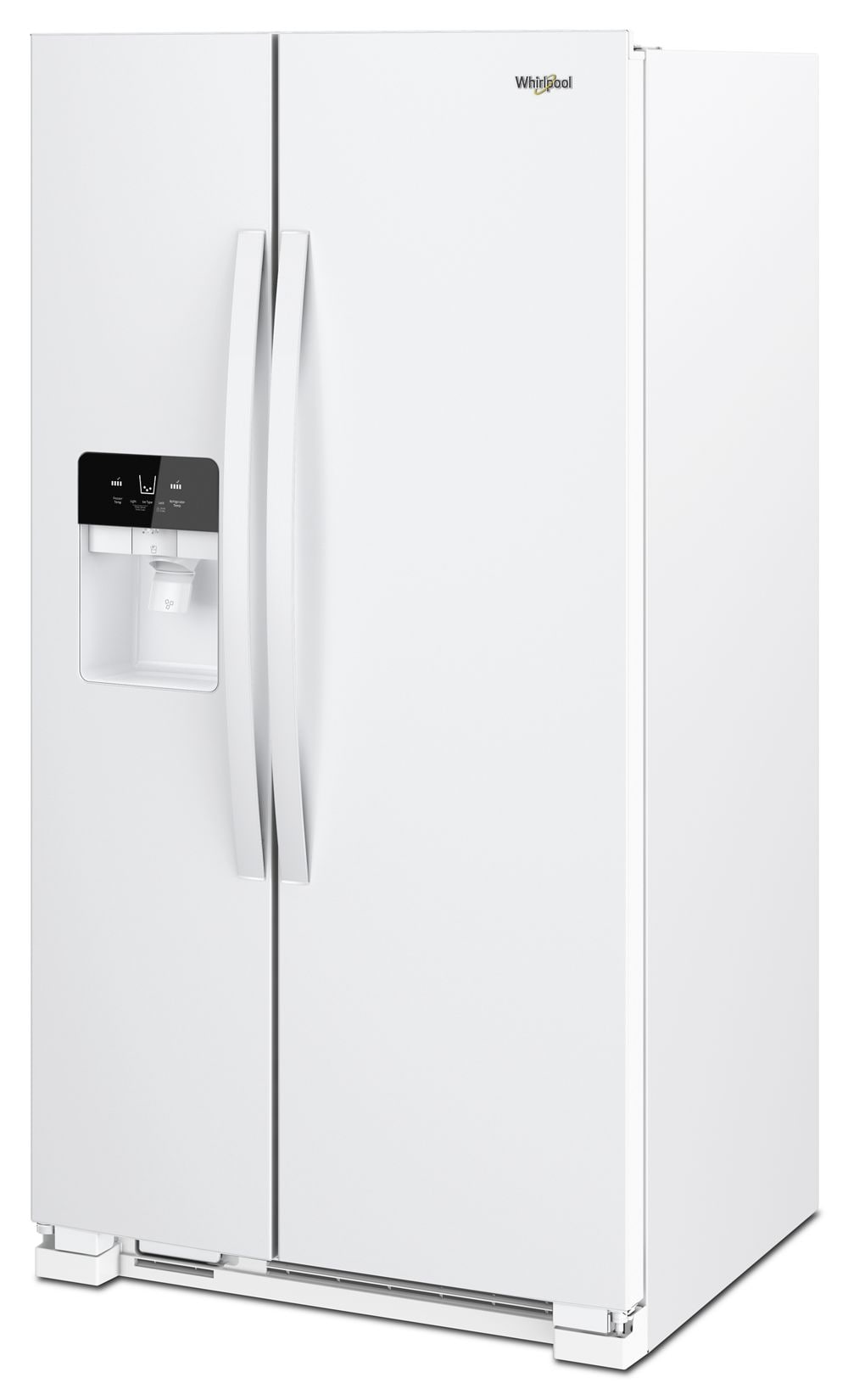36-inch Wide Side-by-Side Refrigerator - 25 cu. ft. White