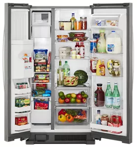 36-inch Wide Side-by-Side Refrigerator - 24 cu. ft.