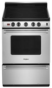 Whirlpool 24-inch Freestanding Electric Range with Upswept SpillGuard™ Cooktop