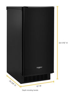 Whirlpool 15-inch Icemaker with Clear Ice Technology