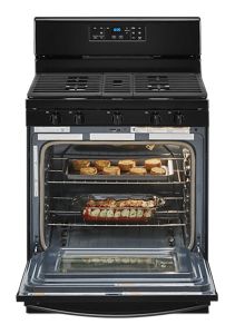 5.0 cu. ft. Whirlpool® gas range with center oval burner