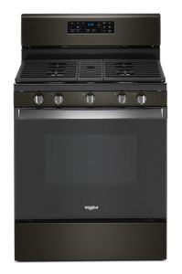 5.0 cu. ft. Whirlpool® gas range with center oval burner