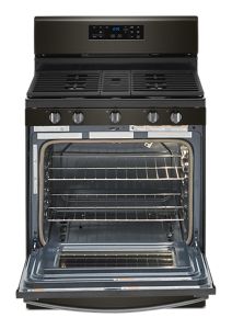 5.0 cu. ft. Whirlpool® gas range with center oval burner