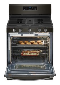5.0 cu. ft. Whirlpool® gas range with center oval burner