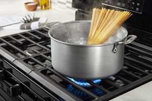 5.0 cu. ft. Whirlpool® gas range with center oval burner