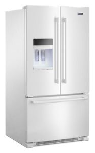 36- Inch Wide French Door Refrigerator with PowerCold® Feature - 25 Cu. Ft.