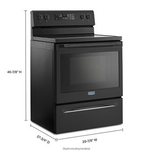 30-Inch Wide Electric Range With Shatter-Resistant Cooktop - 5.3 Cu. Ft.