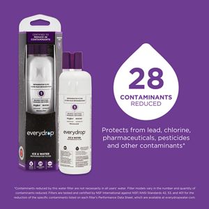 Model: EDR1RXD1 | EveryDrop everydrop® Refrigerator Water Filter 1 - EDR1RXD1 (Pack of 1)