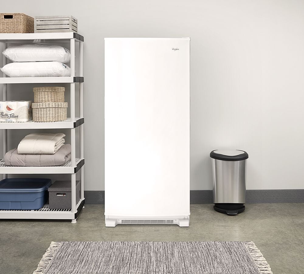 18 cu. ft. Upright Freezer with LED Lighting White WZF34X18DW