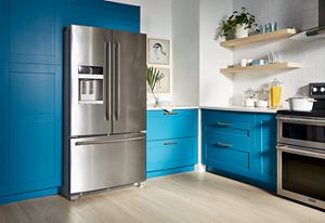 36- Inch Wide French Door Refrigerator with PowerCold® Feature - 25 Cu. Ft.