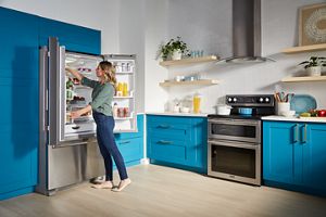 36- Inch Wide French Door Refrigerator with PowerCold® Feature - 25 Cu. Ft.