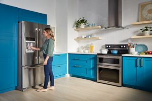 36- Inch Wide French Door Refrigerator with PowerCold® Feature - 25 Cu. Ft.