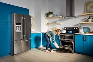 36- Inch Wide French Door Refrigerator with PowerCold® Feature - 25 Cu. Ft.