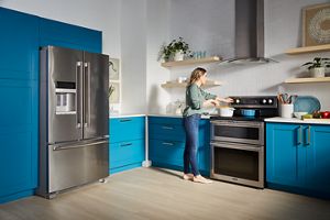 36- Inch Wide French Door Refrigerator with PowerCold® Feature - 25 Cu. Ft.