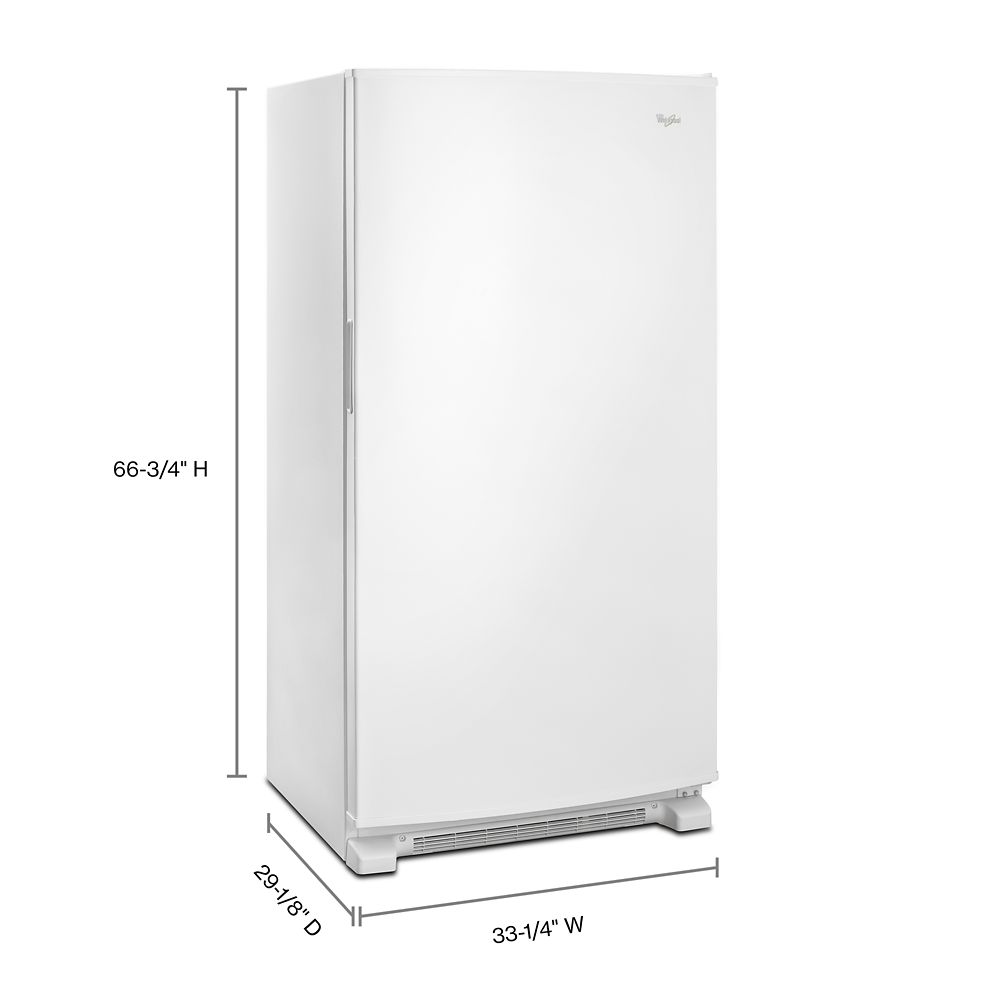 20 cu. ft. Upright Freezer with LED Lighting White WZF34X20DW