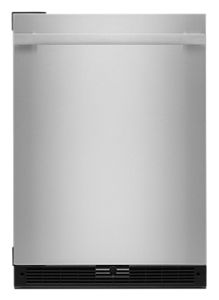 Jenn-Air NOIR™ 24" Under Counter Solid Door Refrigerator, Left Swing