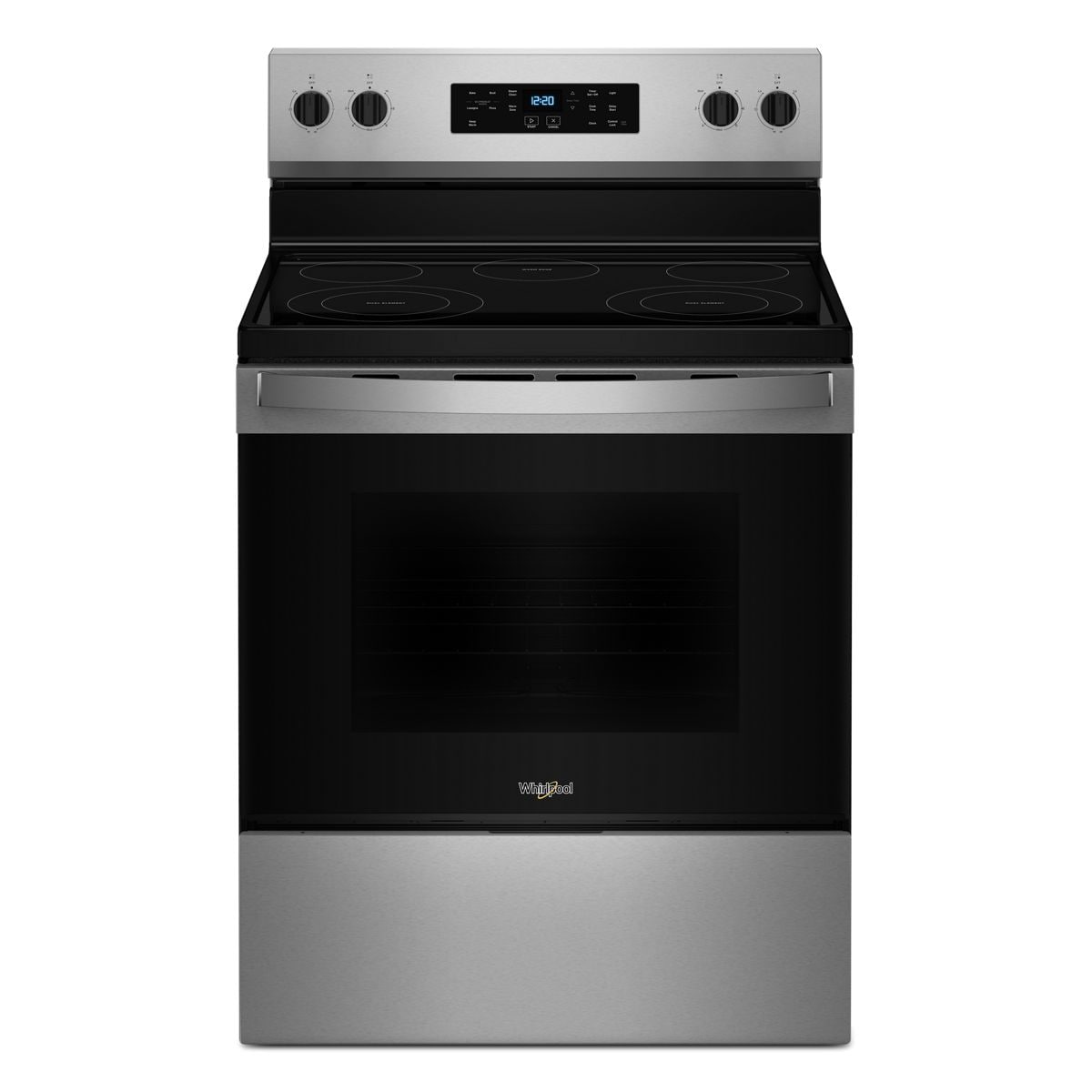 30-inch Electric Range with No Preheat Mode and Steam Clean