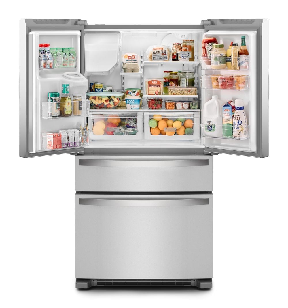 36-Inch Wide French Door Bottom Mount Refrigerator - 25 cu. ft