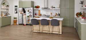 Model: KRSF705HPS | KitchenAid 24.8 cu ft. Side-by-Side Refrigerator with Exterior Ice and Water and PrintShield™ finish