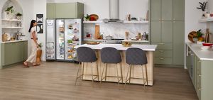 Model: KRSF705HPS | KitchenAid 24.8 cu ft. Side-by-Side Refrigerator with Exterior Ice and Water and PrintShield™ finish