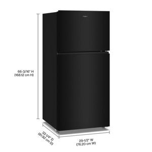Whirlpool® 29.5-inch Wide Top Freezer Refrigerator with Total