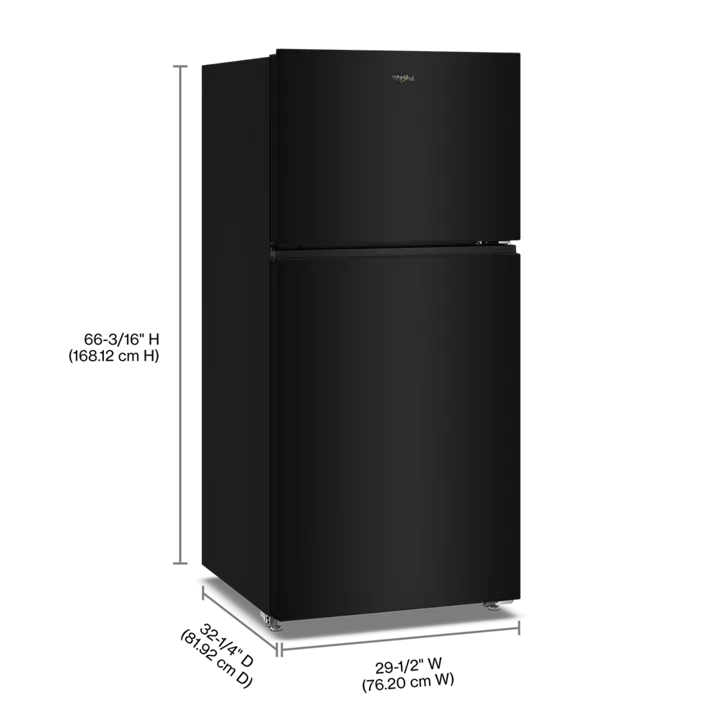 Whirlpool® 30-inch Wide Top Freezer Refrigerator with Total