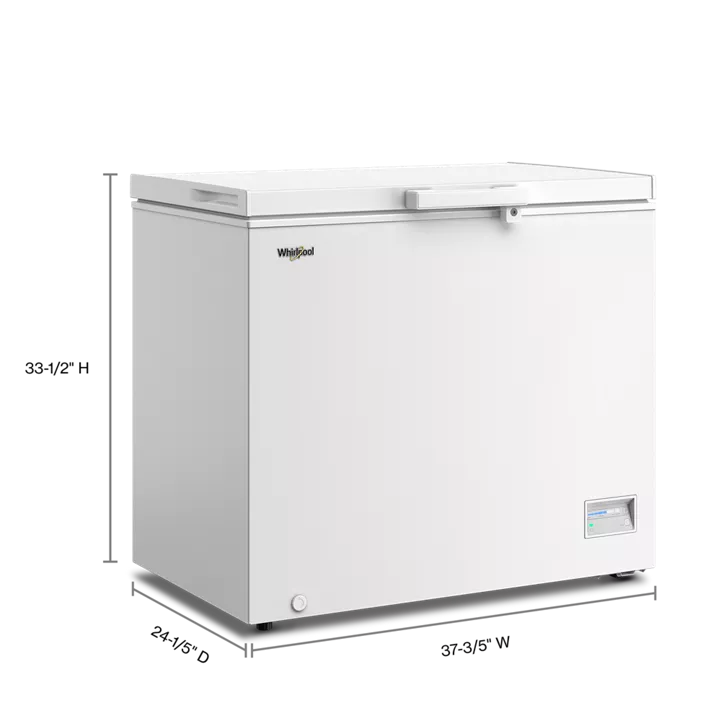 Whirlpool® 9 cu. ft. Chest Freezer with 2 Storage Baskets White