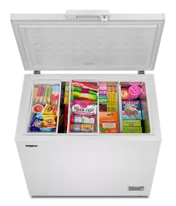 Whirlpool® 9 cu. ft. Chest Freezer with 2 Storage Baskets White