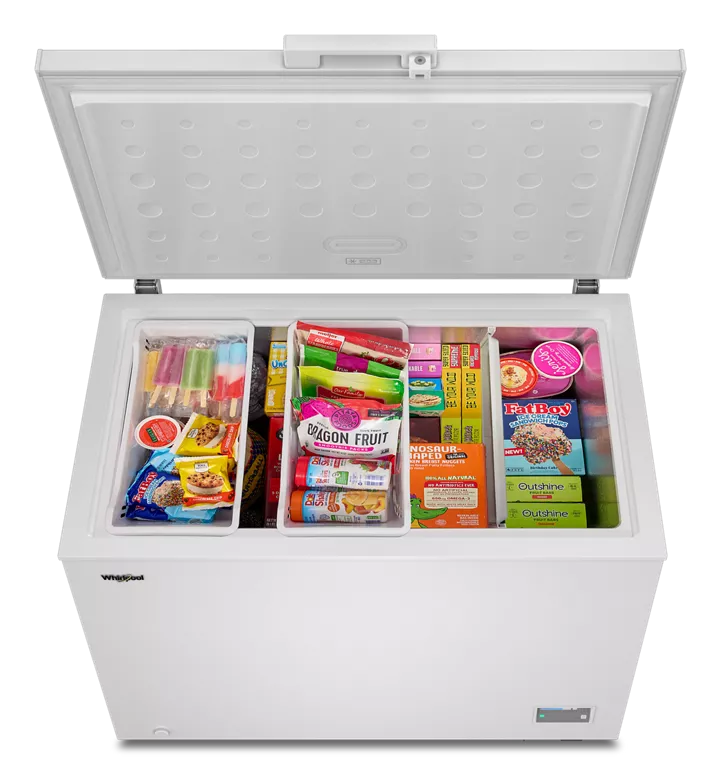 d*2様 3周年記念AP 【 NO.1109 】 Whirlpool® 11 cu. ft. Chest Freezer with 2 Storage Baskets White