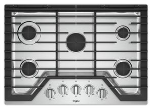 Whirlpool 5-Burner 36-in Gas Cooktop with Griddle and EZ-2-LIFT