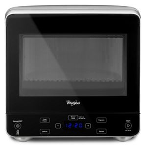 600 Watt Personal Desktop Microwave - White