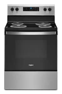 Whirlpool ガスオーブンレンジ Whirlpool 30-in Glass Top 5 Burners 4.2-cu ft / 2.5-cu ft Steam