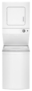 White Whirlpool® Stacked Laundry Center