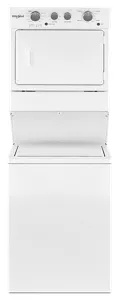A Whirlpool Stacked Laundry Centers