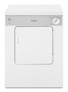 White Whirlpool® Compact Front Load Dryer