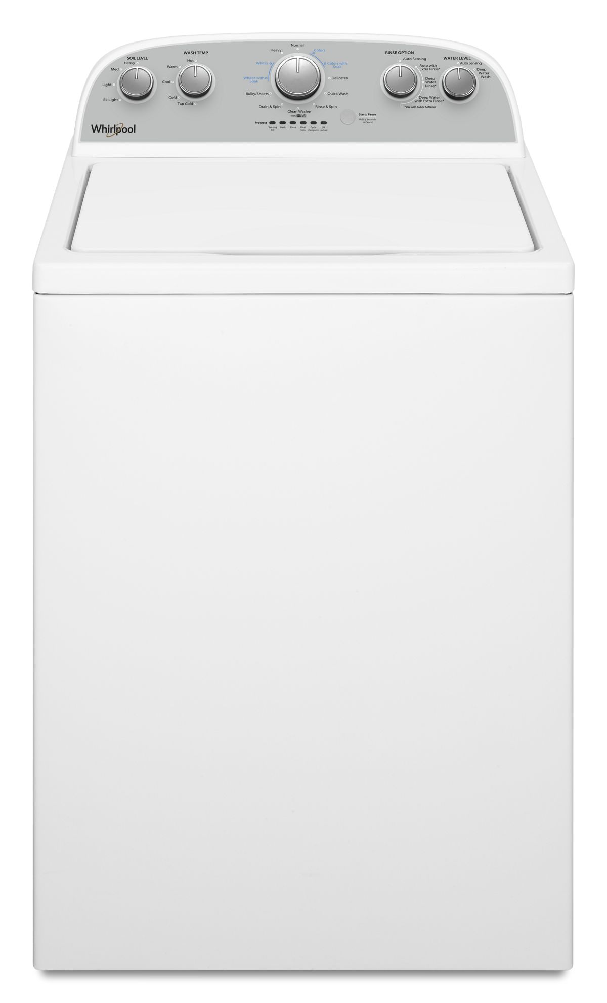 3.8 cu. ft. Top Load Washer with Soaking Cycles, 12 Cycles