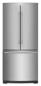 30-inch Wide Contemporary Handle French Door Refrigerator - 20 cu. ft.