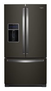 Whirlpool WRF767SDEM 36 Inch French Door Refrigerator with 27 cu. ft.  Capacity, Adjustable Glass Shelves, Dual Cooling System, In-Door-Ice Storage,  Triple Crisper Drawers, Adjustable Gallon Door Bins, 2-Tier Freezer Storage  and Second